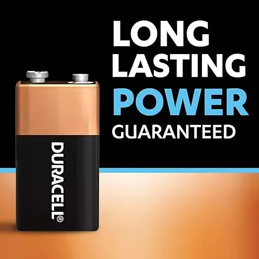 Duracell Ultra 9v Alkaline Battery (Pack of 2) view 2